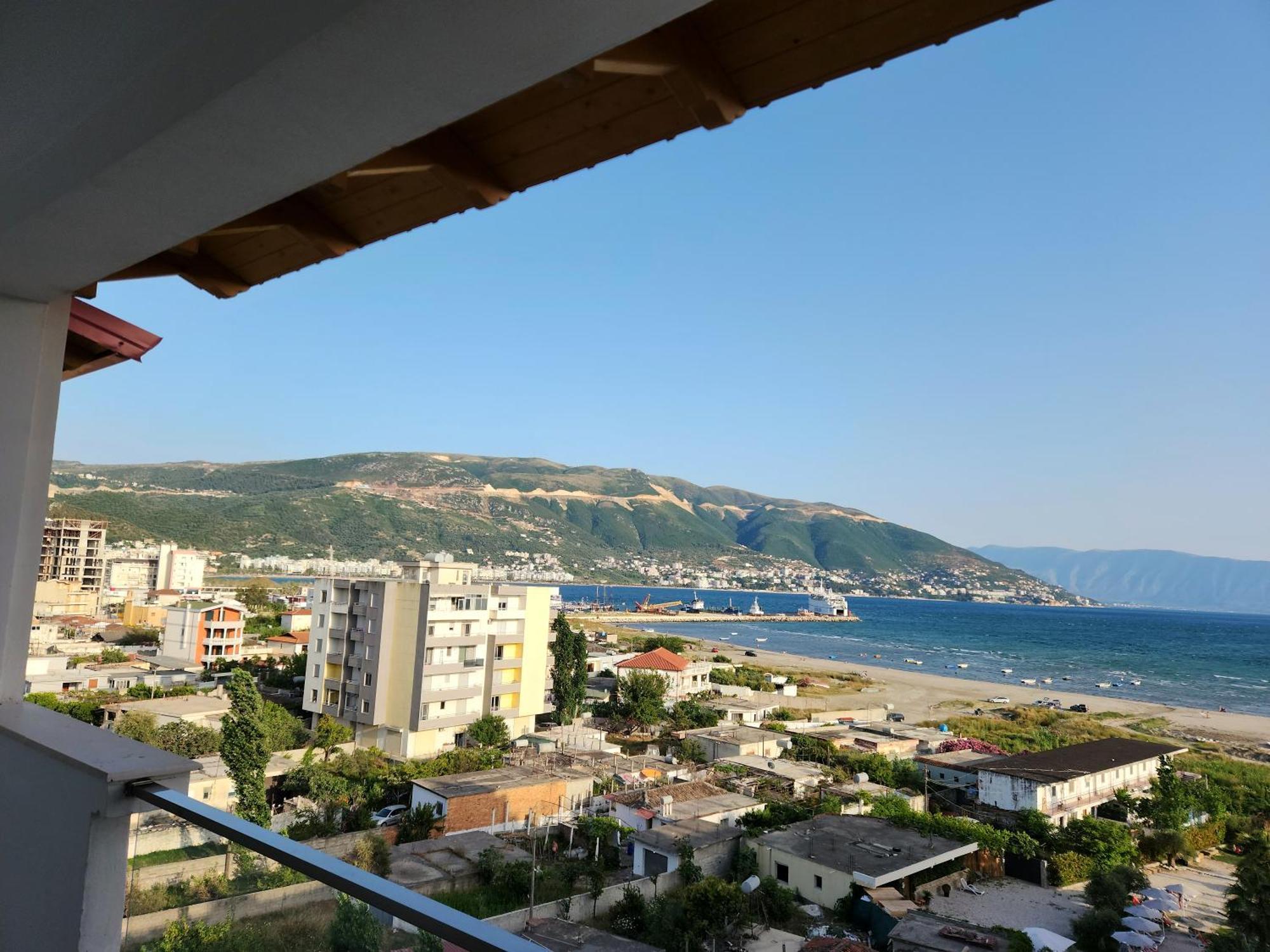Panorama View Apt, 150m To Beach, 750m Lungo Mare Wlora